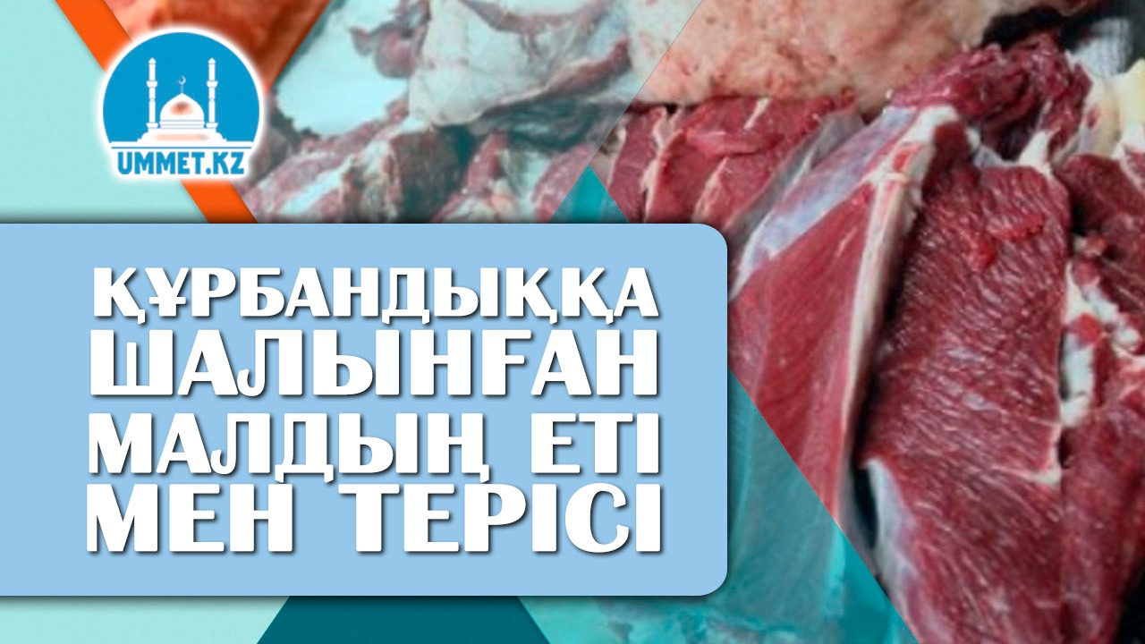 Құрбандыққа шалынған малдың еті мен терісі