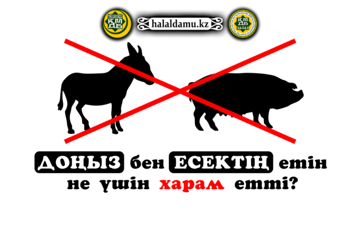 Доңыз бен есектің етін не үшін харам етті?
