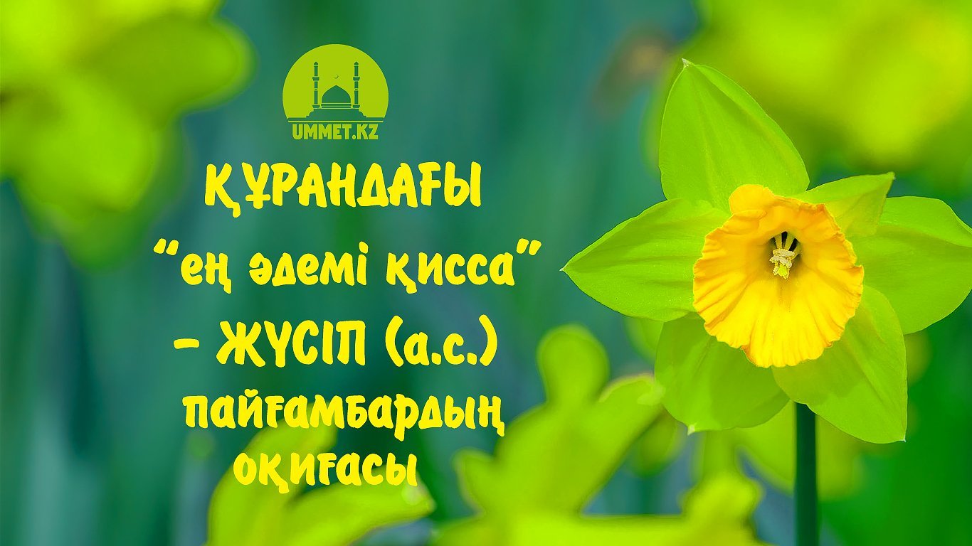 Құрандағы «ең әдемі қисса» - Жүсіп (а.с.) пайғамбардың оқиғасы – 2