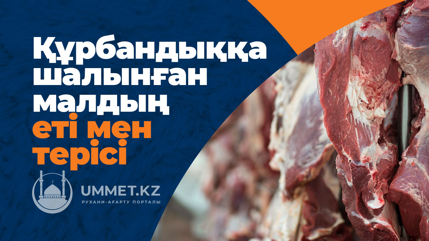 Құрбандыққа шалынған малдың еті мен терісі