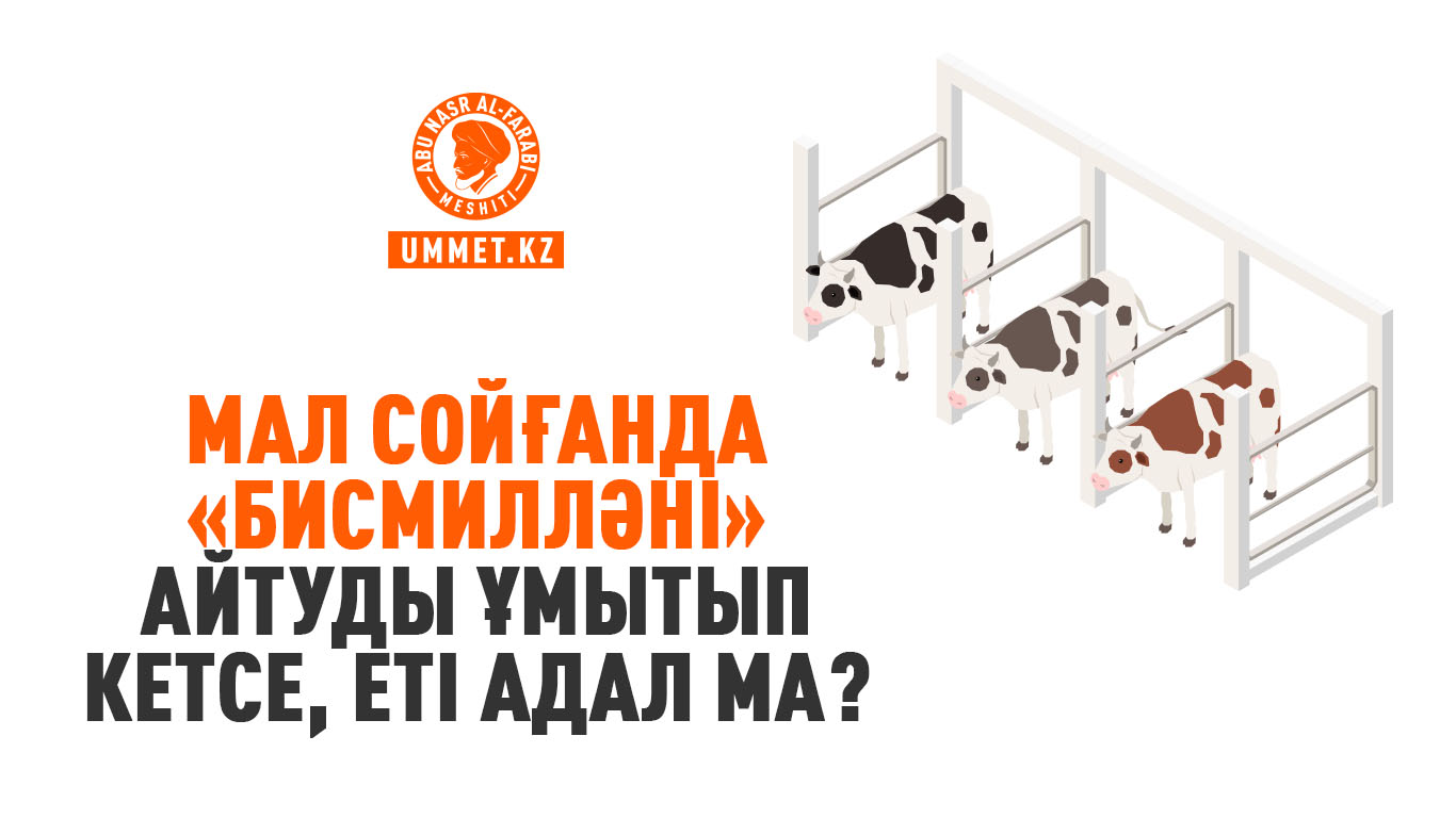 Мал сойғанда «бисмилләні» айтуды ұмытып кетсе, еті адал ма?