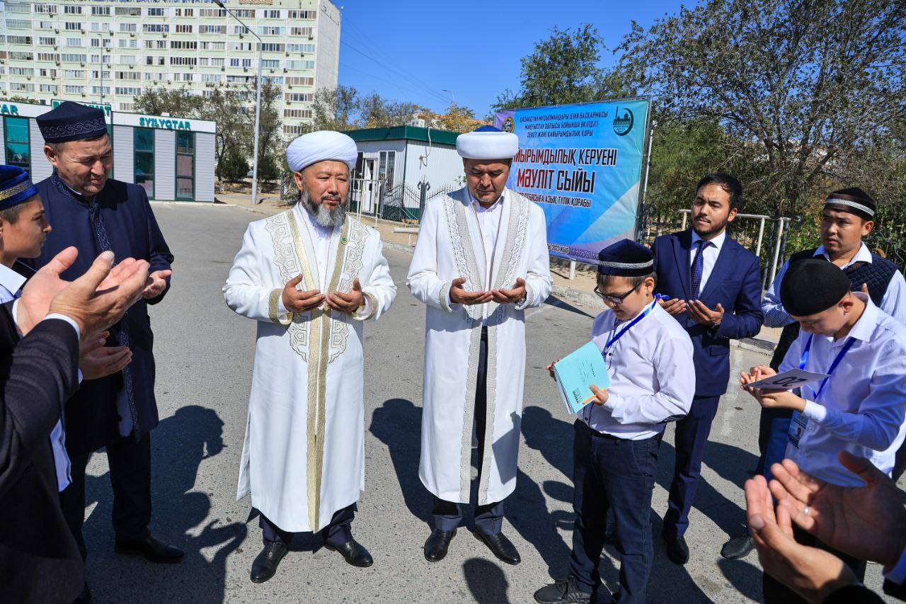 Бас мүфти «Қайырымдылық керуені» жобасына қатысты (фото)
