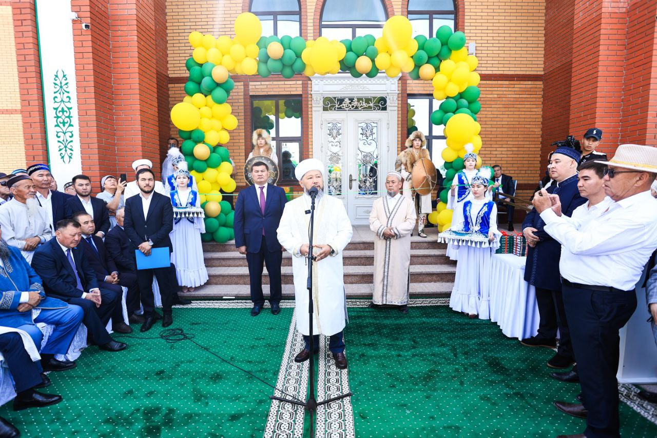 ҚМДБ Төрағасы жамағатты жаңа мешіттің ашылуымен құттықтады