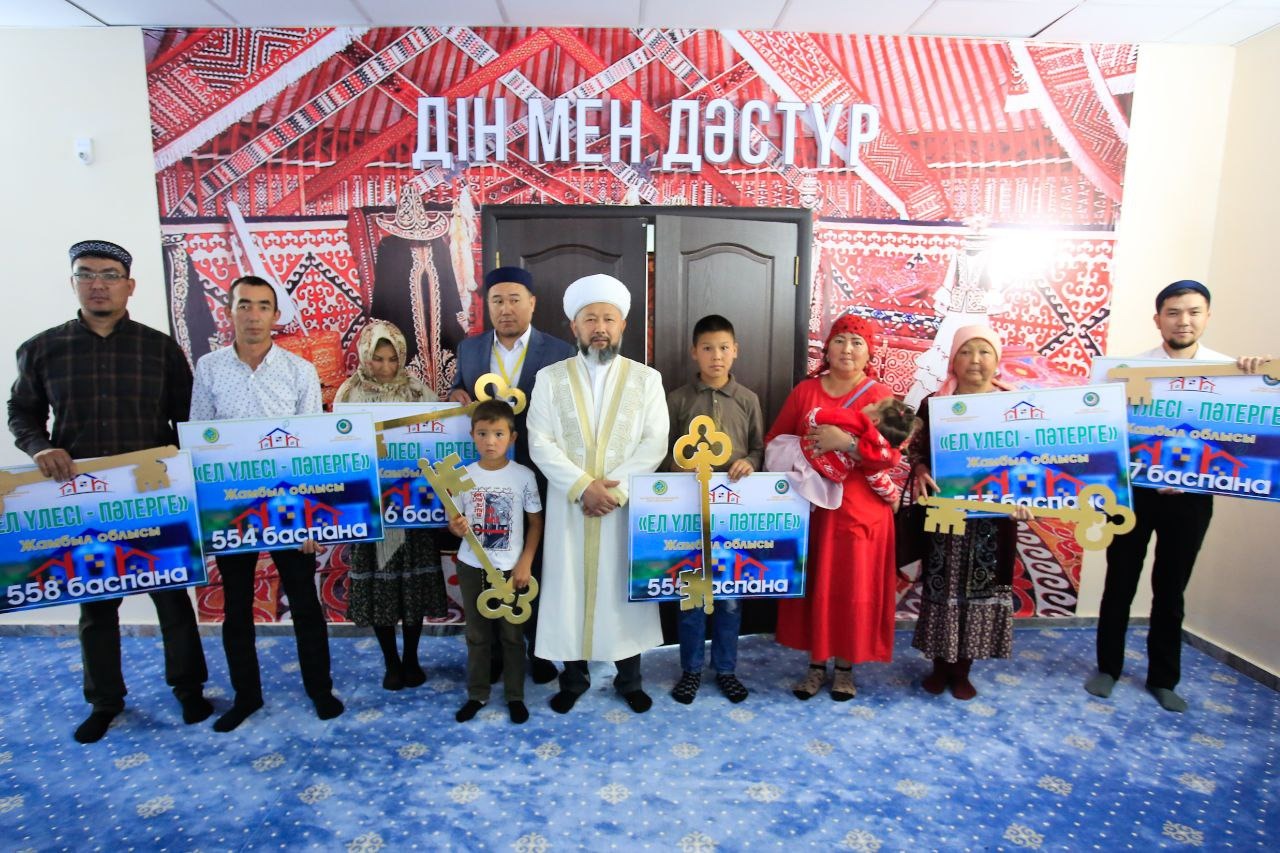 Жамбыл облысында 6 отбасы баспаналы болды (фото)