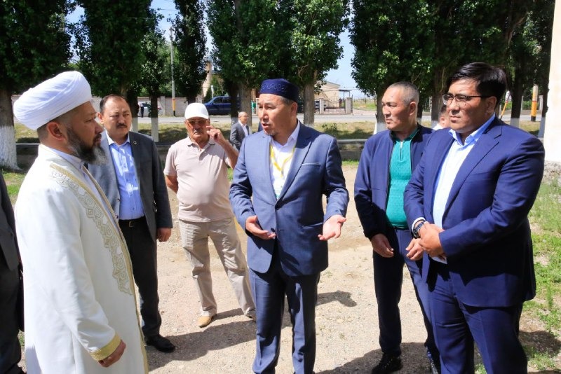 Айша бибі ауылында медресенің қазығы қағылды (фото)