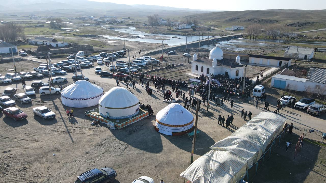 Жамбыл облысында жаңа мешіт ашылды (фото)