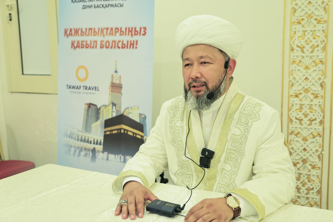 Бас мүфти Мекке қаласында қажыларға уағыз айтты (фото)