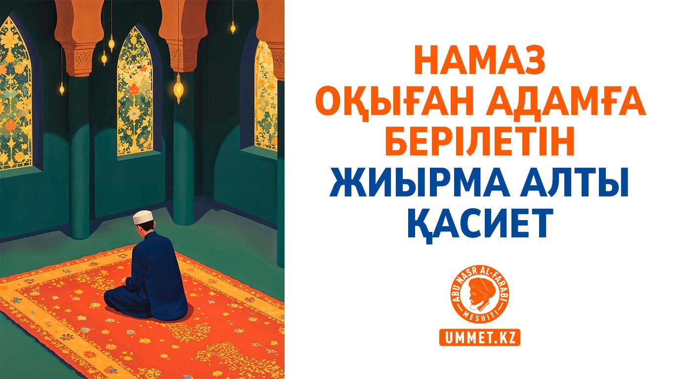 Намаз оқыған адамға берілетін жиырма алты қасиет