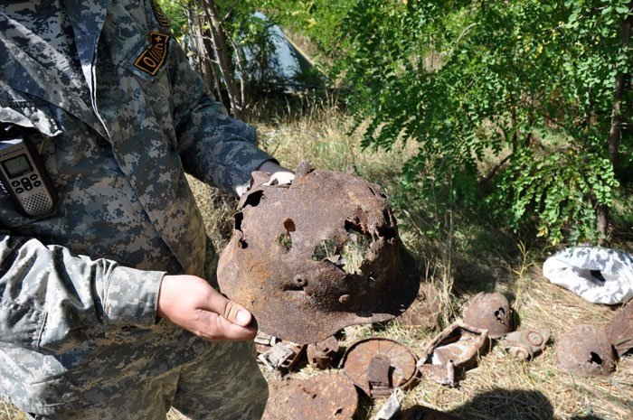 Сүйегі табылған қазақстандық жауынгердің қалтасынан құран шықты