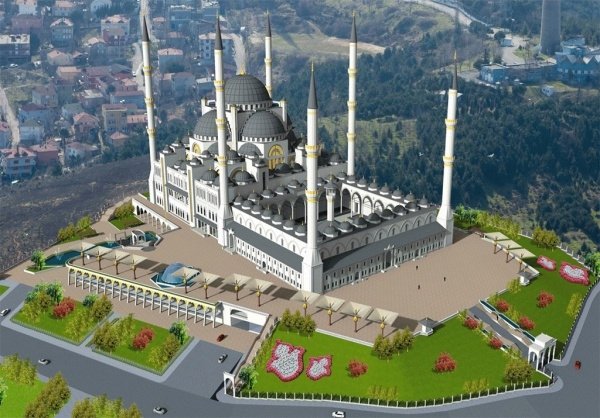 Түркияда әлемнің ең ірі мешіті бой көтереді (ФОТО)
