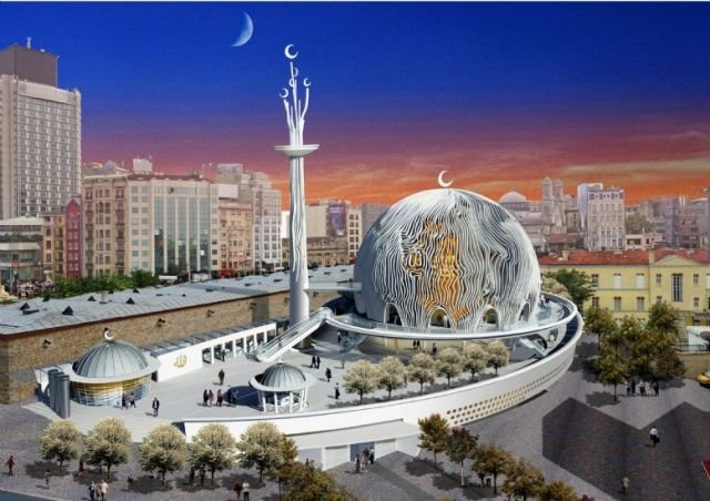 Стамбулда заманауи мешіт салынады