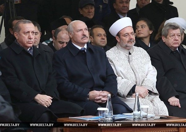 Ердоған Минск мешітінің ашылуына қатысты (ФОТО)